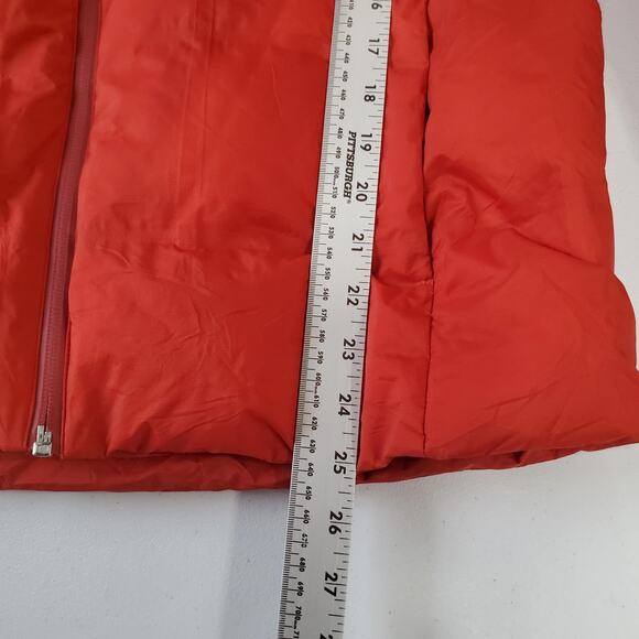 Uniqlo Jacket Womens Small Red Down Puffer Hooded Lightweight Windproof Winter - Picture 5 of 7